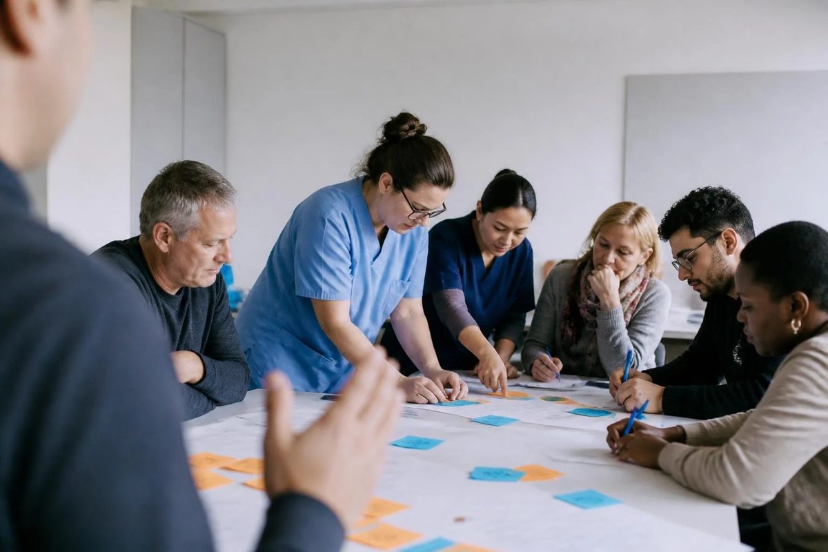 Workshop mit Leitung und Mitarbeitenden